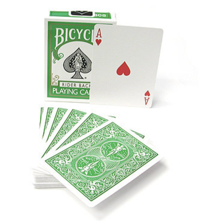 Bicycle Green Playing Cards2