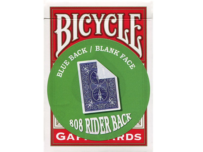 Bicycle Blank Face Blue Back