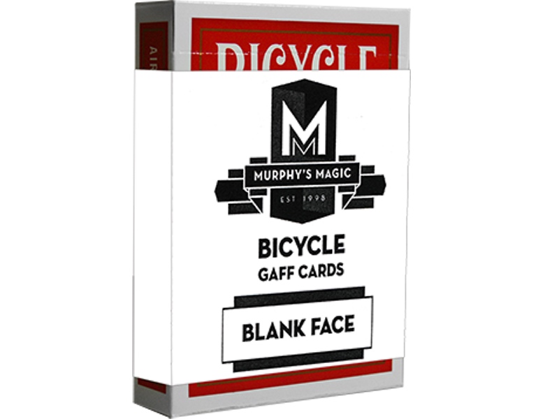 Bicycle Blank Face Red Back