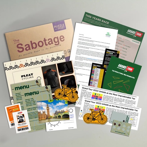 Envelope escape game: The Sabotage 3