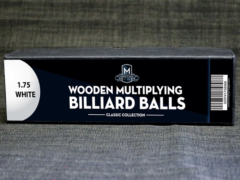 Wooden Billiard Balls (1.75" White)