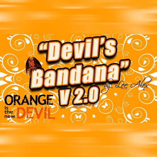 Devil's Bandana V2 (Orange) by Lee Alex 4